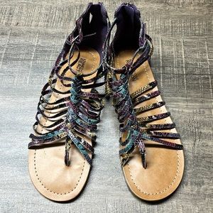 Multicolor sandals 8